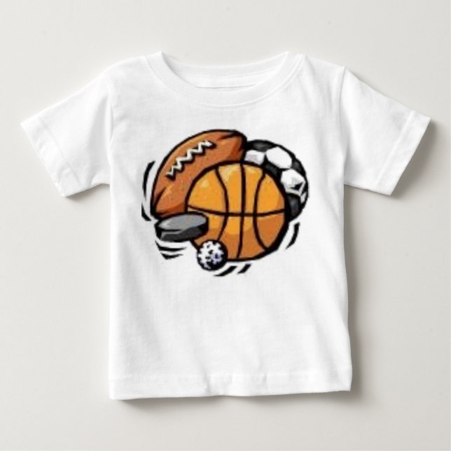 Sports balls baby T-Shirt (Front)