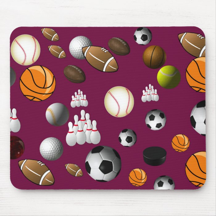 Sports Balls Mouse Pad