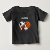 Sports Balls Personalized T-Shirt