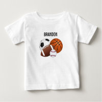 Sports Balls Personalized T-Shirt