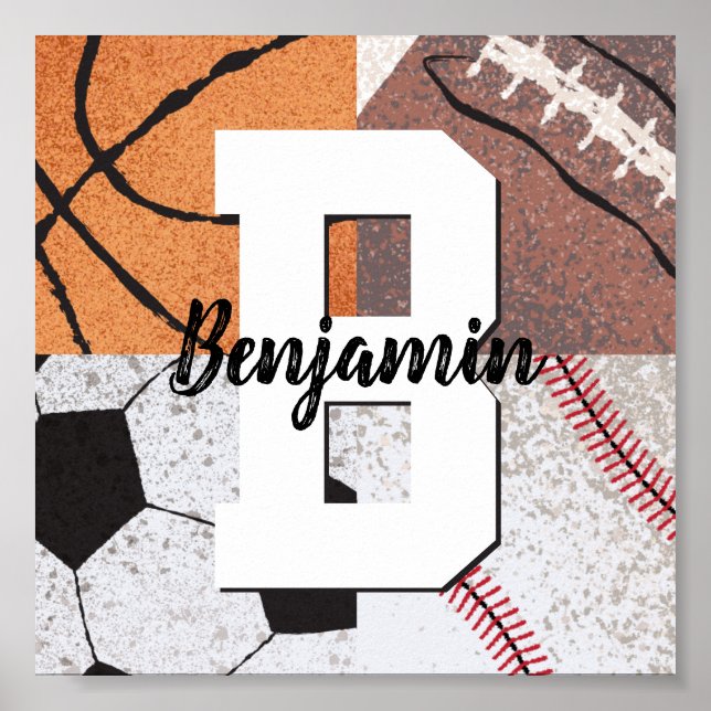 Sports Balls Poster (Front)