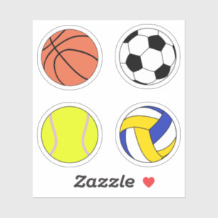 Sports balls sticker