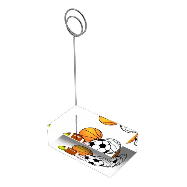 Sports Banquet Table Card Holder (Corner)