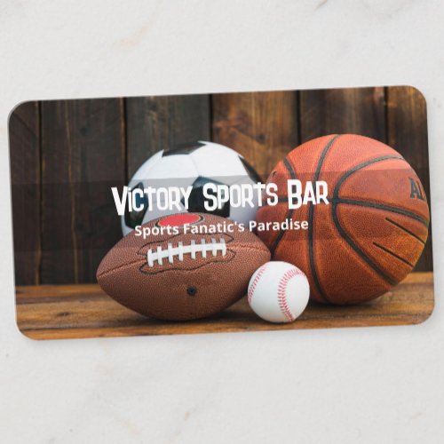Sports Bar Business Card