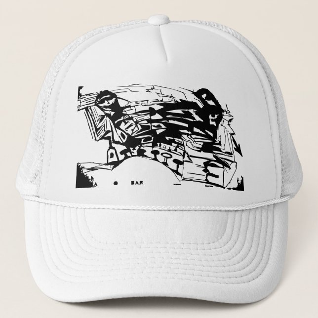 SPORTS BAR SVG TRUCKER HAT (Front)