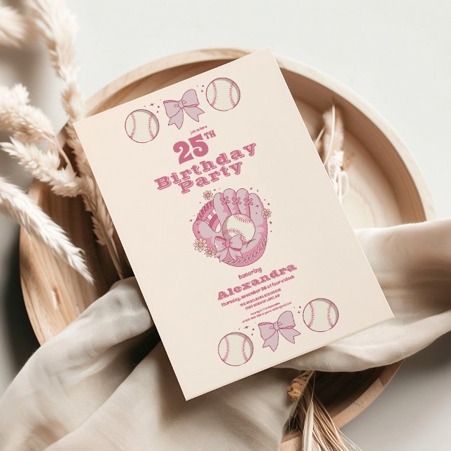 Sports Baseball  Birthday Party Invitation (Creator Uploaded)