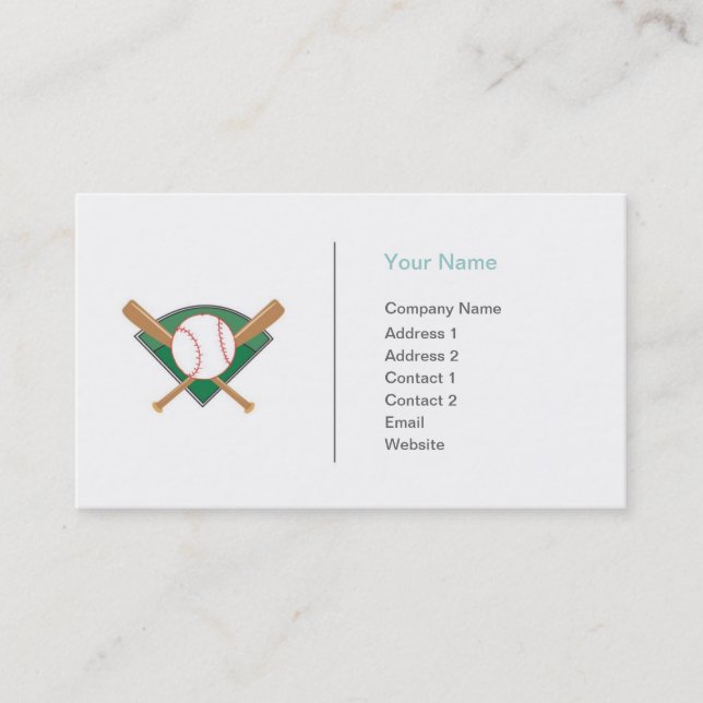 Sports - Baseball - Business Business Card (Front)