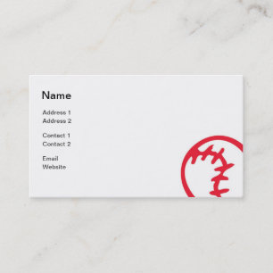Sports - Baseball - Business Card