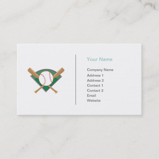 Sports - Baseball - Business Card (Front)