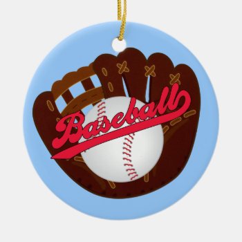 Sports Baseball Fun Everyday Ornament by doodlesfunornaments at Zazzle