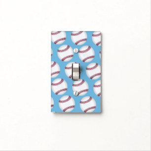 Sports Baseball Light Switch Cover