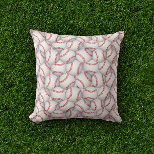 Sports Baseball Theme Throw Pillow