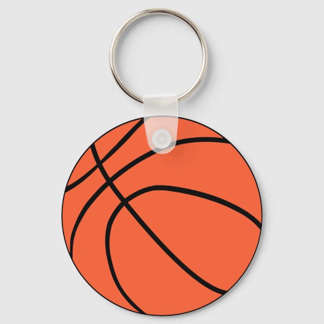 Sports Basketball ball Keychain (Front)