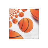 Sports Basketball Napkins (Quarter Fold)