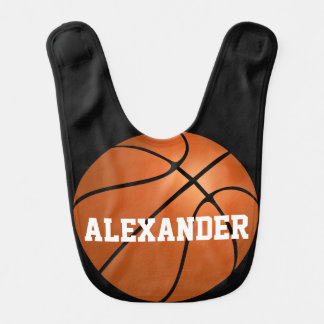 Sports Basketball Personalized Custom Boy's Bib