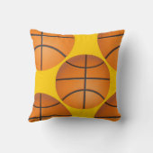 sports basketball throw pillow (Back)