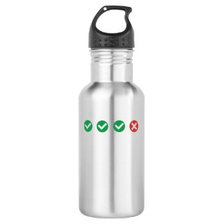 Sports betting heartbreak multi stainless steel water bottle