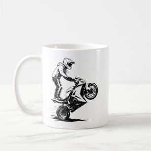 Sports Bike Stunt Coffee Mug
