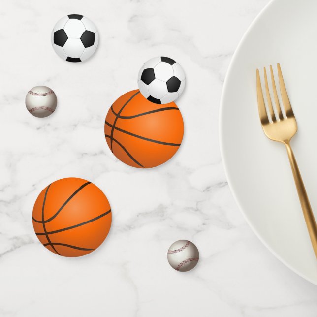 Sports Birthday Confetti (Group)