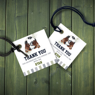 Sports Birthday Party Gift  Favor Tags