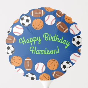 Sports Birthday Party Kids Cute Balloon
