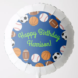 Sports Birthday Party Kids Cute Balloon