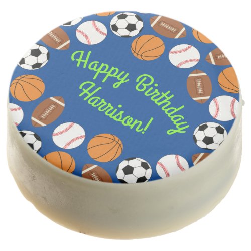 Sports Birthday Party Kids Cute Chocolate Covered Oreo