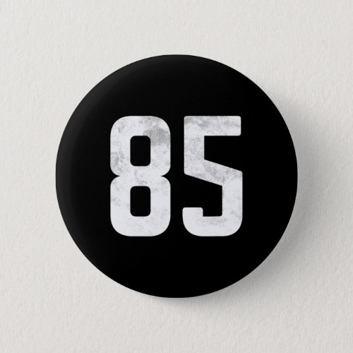 Sports Block Number 85 For Football Baseball Baske Button