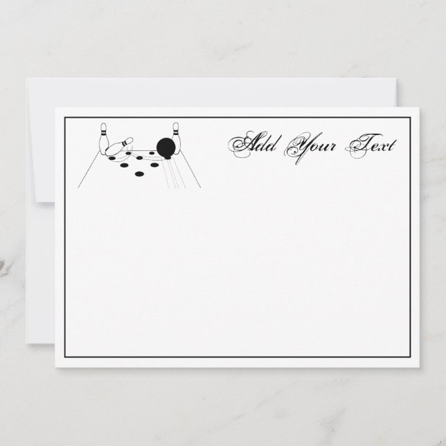 Sports Bowling Ball and Pins (Front)