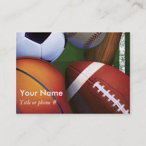 Sports Business and Profile  Cards Template