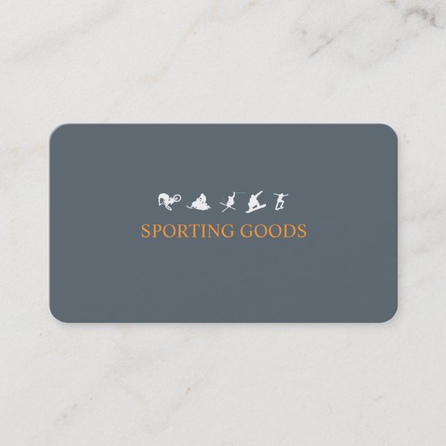 Sports Business Card (Front)