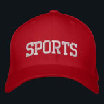 SPORTS cap<br><div class="desc">A generic SPORTS cap for when you can't decide which team to support,  or you want to celebrate your love of all sports.

Famously worn by comedian Norm Macdonald.</div>