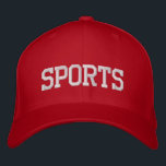 SPORTS cap<br><div class="desc">A generic SPORTS cap for when you can't decide which team to support, or you want to celebrate your love of all sports.
Famously worn by comedian Norm Macdonald.</div>
