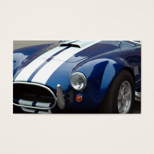 Sports Car Business Card