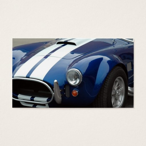 Customizable Sports Car Business Card