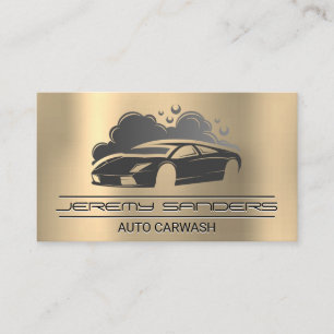 Sports Car Auto Car Wash Business Card