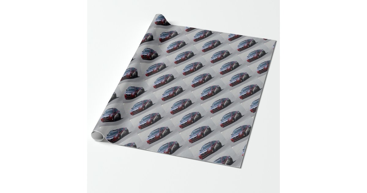 Sports Car Auto Racing Wrapping Paper | Zazzle.com