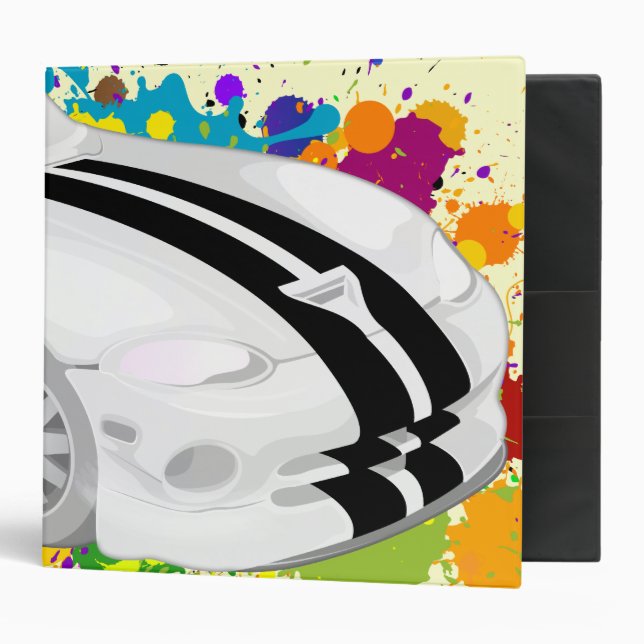 Sports Car Binder (Front/Inside)