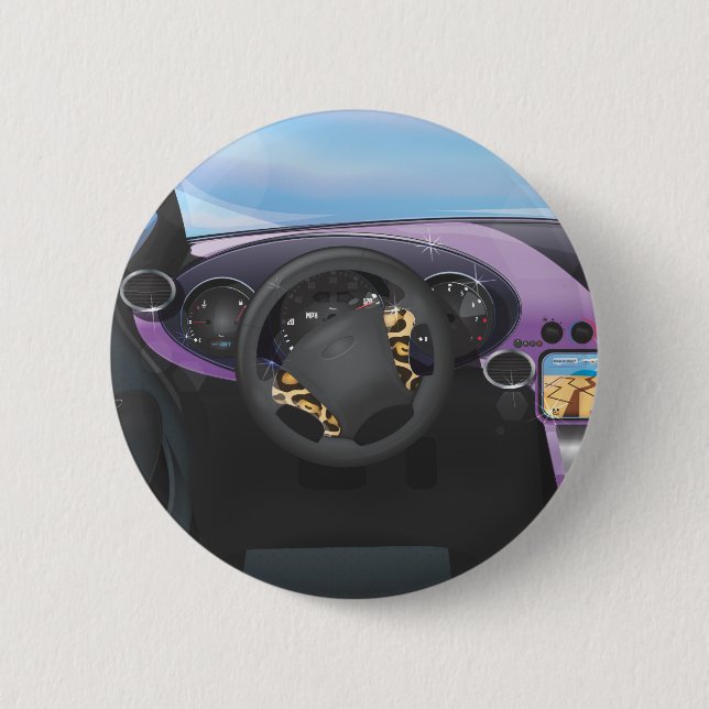Sports Car Dashboard Button (Front)