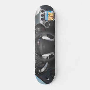 Sports Car Dashboard Skateboard