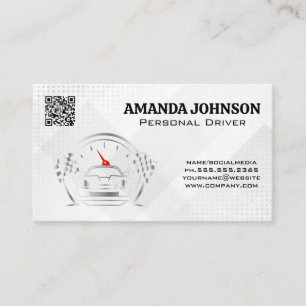 Sports Car Driver Transport Business Card