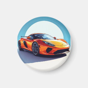 Sports Car Fridge Magnet Racing Car Fans Gift Idea