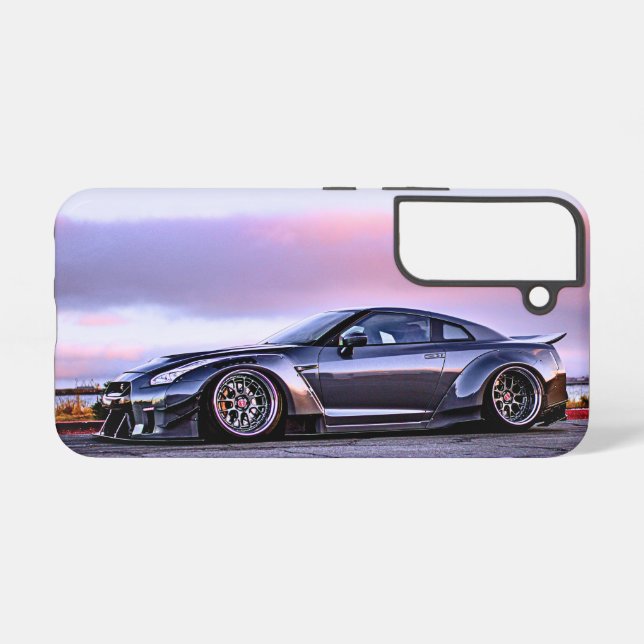 sports car on horizon galaxy s22 case mate cover (Back Horizontal)