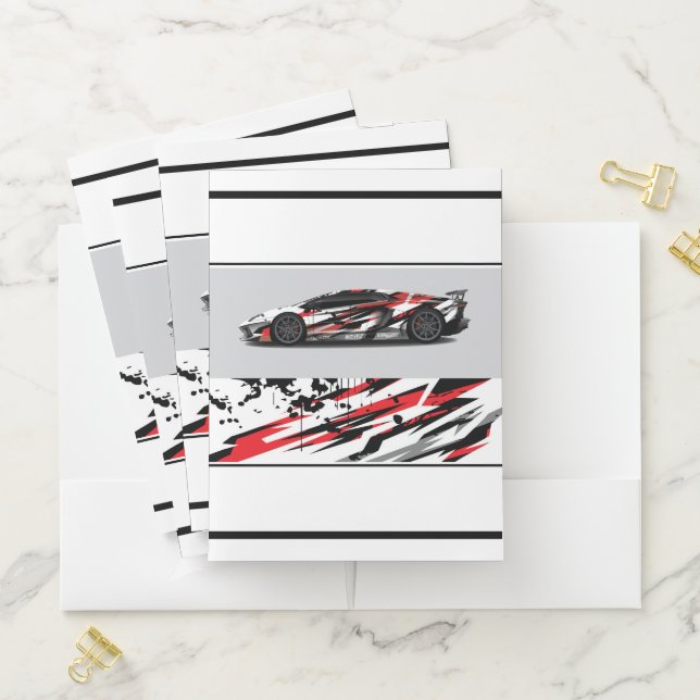 Sports Car Pocket Folder (In Situ)