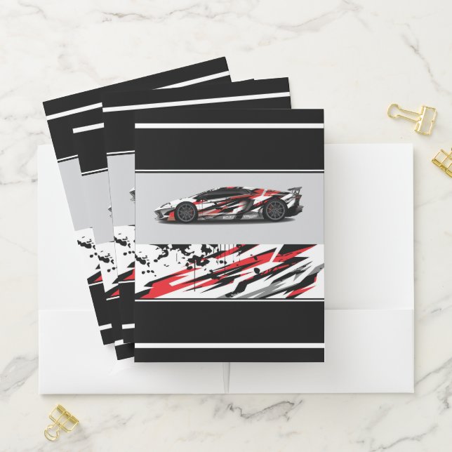 Sports Car Pocket Folder (In Situ)
