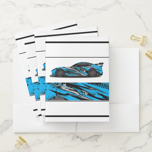 Sports Car Pocket Folder (In Situ)