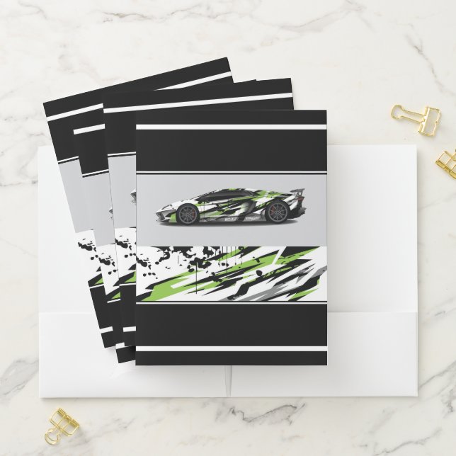 Sports Car Pocket Folder (In Situ)