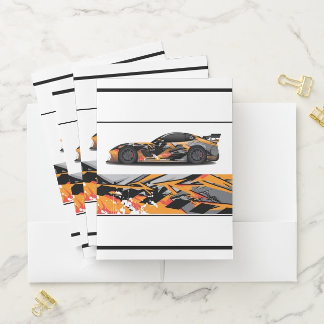 Sports Car Pocket Folder (In Situ)