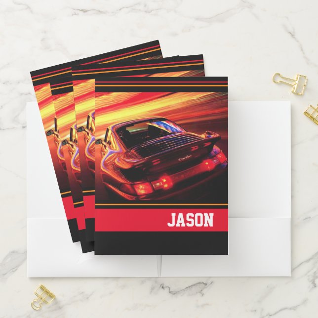 Sports Car Pocket Folder (In Situ)