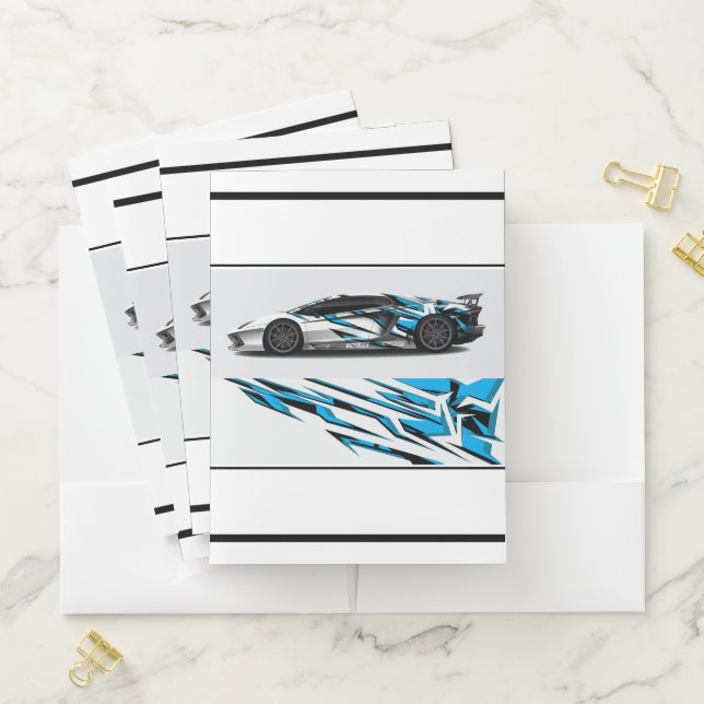 Sports Car Pocket Folder (In Situ)